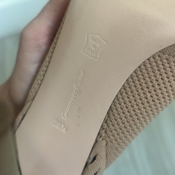 Giànvitto Rossi tan ankle sock  heels - Picture 6 of 6